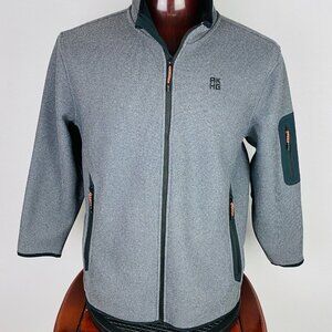 Duluth Trading Alaskan Hard Gear Mens Jacket Textured Gray Standard Fit Size L